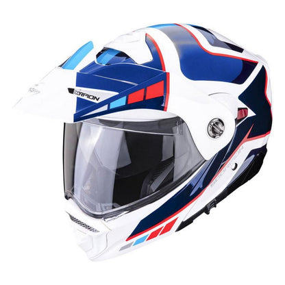 Scorpion ADX 2 Camino White Blue Red XL
