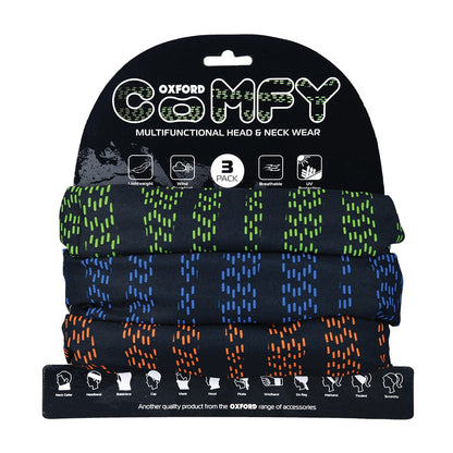 Oxford Comfy Haste Neck Tubes 3 Pack