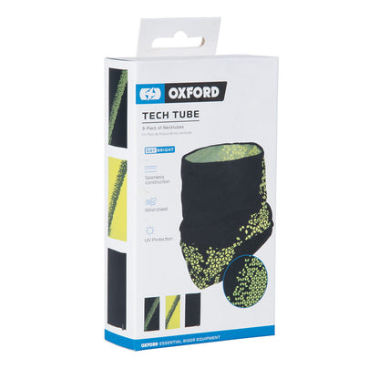 Oxford Tech Tube Cubed Neck Tubes 3 Pack
