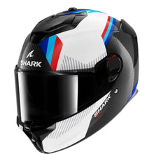 Shark Spartan GT Pro Dokht Carbon Full Face White Blue Crash Helmet