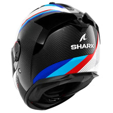 Shark Spartan GT Pro Dokht Carbon Full Face White Blue Crash Helmet