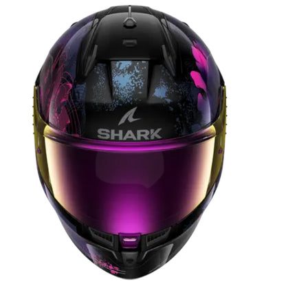 Shark D-Skwal 3 Mayfer KVX Black Purple Blue Full face Helmet