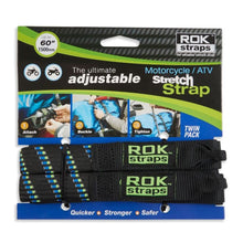 Rok Adjustable Stretch Strap Black Blue Green 2 Pack