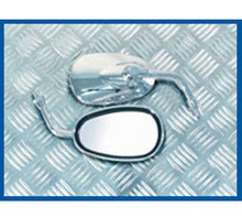 10mm Mini Chrome XV Type Mirrors Pr
