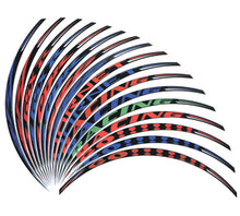 Print CBR Wheel Logo Stripe White/Red/Black