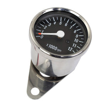 1:5 Mini Tacho 60mm Black Face