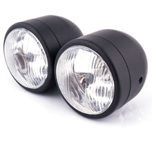 Twin Headlight Set Black