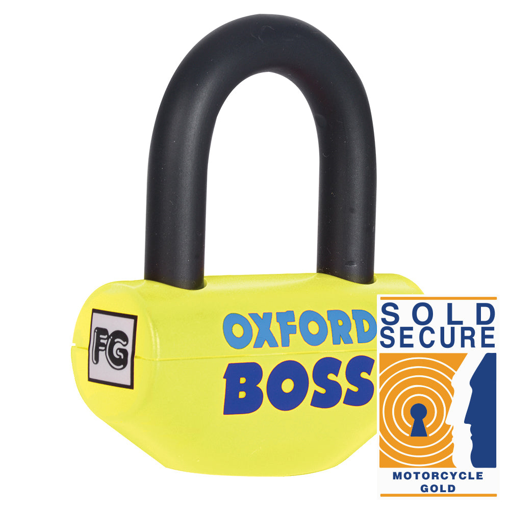 Oxford Boss Disc Lock Yellow