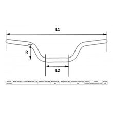 RD250DX RD400DX Replica Handlebars Chrome