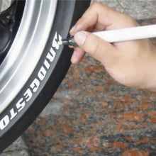Motorcycle Tyreart Pen Silver