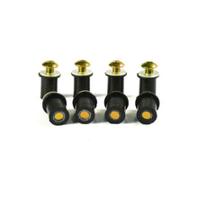 Button Head Screen Screws 8 Pack Gold Alloy