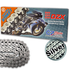 530DZXx100 Silver A-Ring CZ Chain