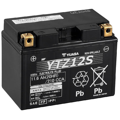 Yuasa YTZ12S 12V High Performance Maintenance Free Battery