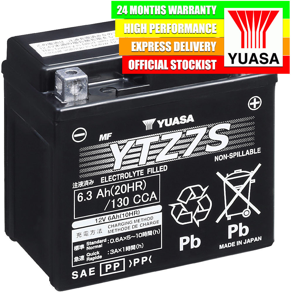 Yuasa YTZ7S 12V High Performance Maintenance Free Battery