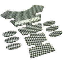 Kawasaki Logo Spine Carbon Look Tank Pad