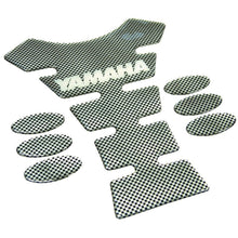 Yamaha Logo Spine Carbon Look Tank Pad