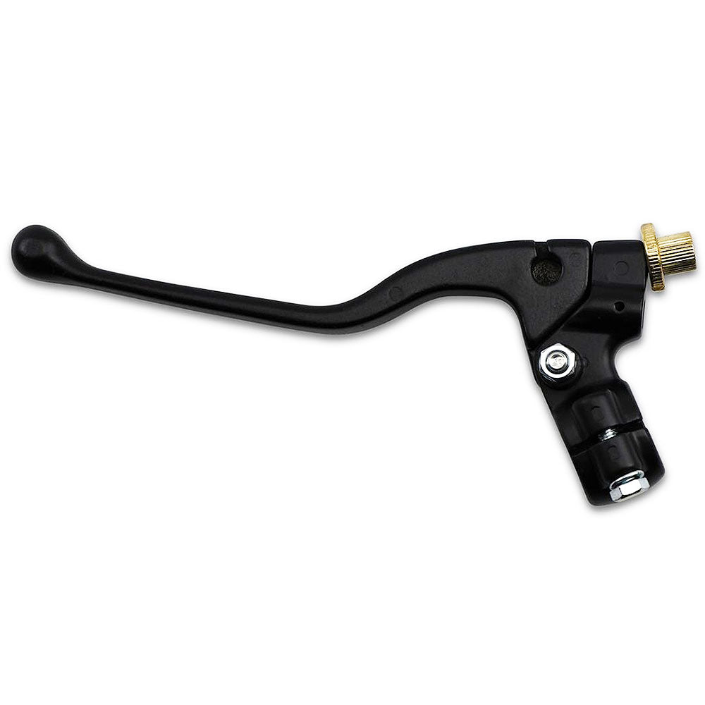 Black Brake & Clutch Lever Assemblies with Mirror Mounts