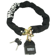 Mammoth Lock and Chain 1.0m 12mm