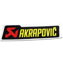 Akrapovic Titanium Can Sticker 150mm