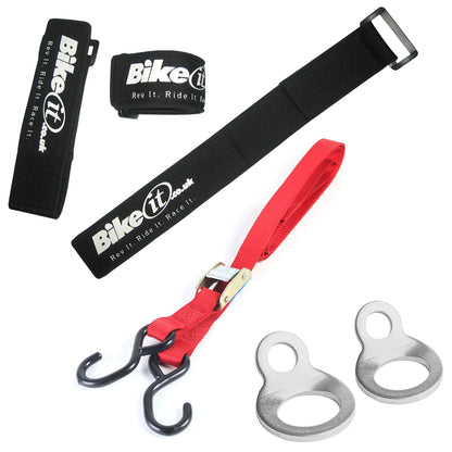 Tie Downs Lever Jammers and Anchor Rings Set