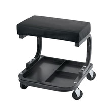 Rectangular Garage Creeper Seat with Storage Area