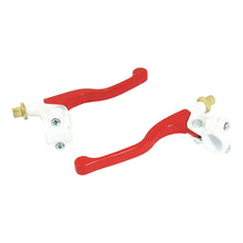 Bike It Universal Short Lever & Clamp Assembly Pair Red Lever / White