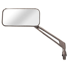 10mm Runner Rect Chrome Mirrors Pair