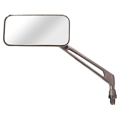 10mm Runner Rect Chrome Mirrors Pair