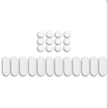 16pc Protective Dot Set Clear