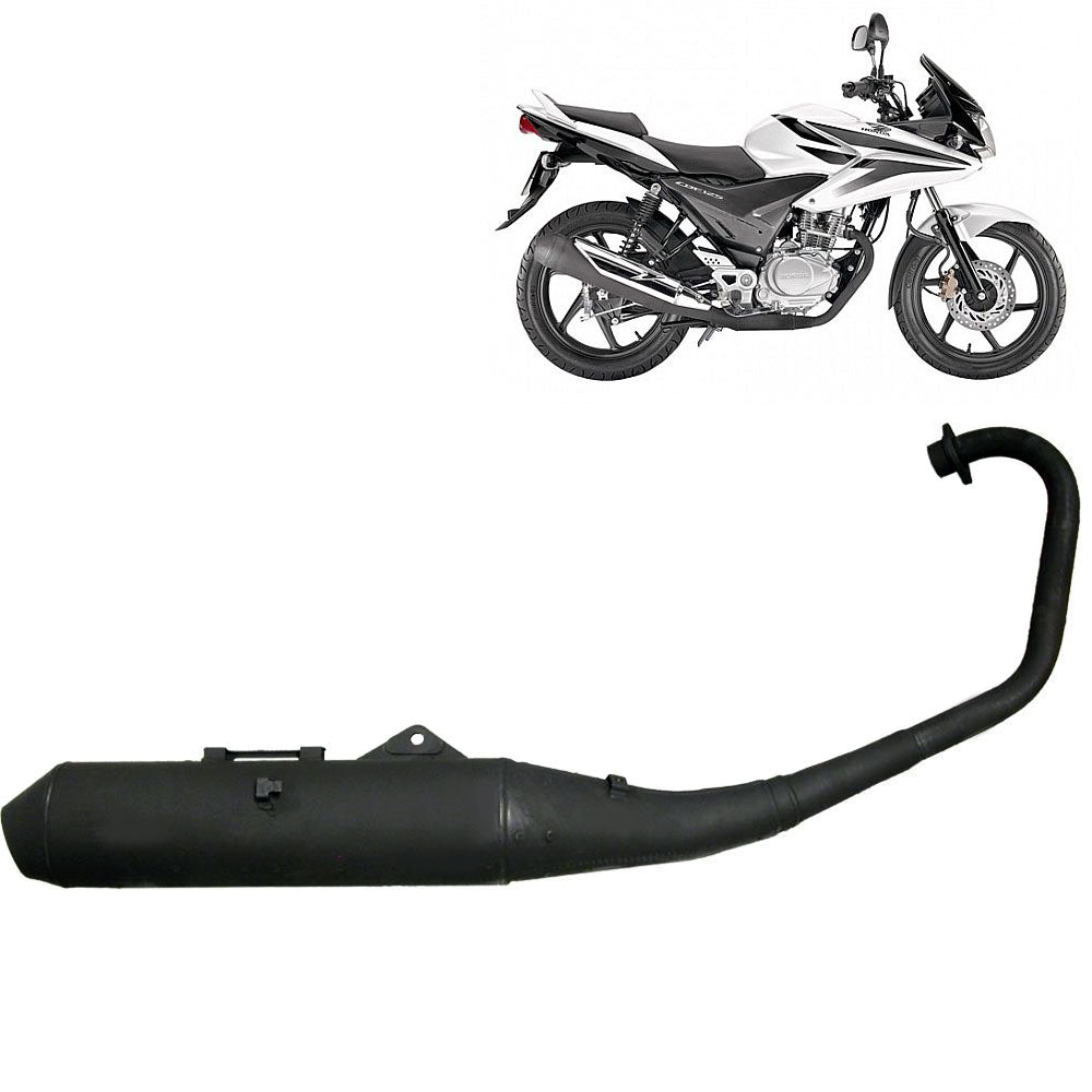 Honda CBF125 09-13 Standard Replica Full Exhaust System Black