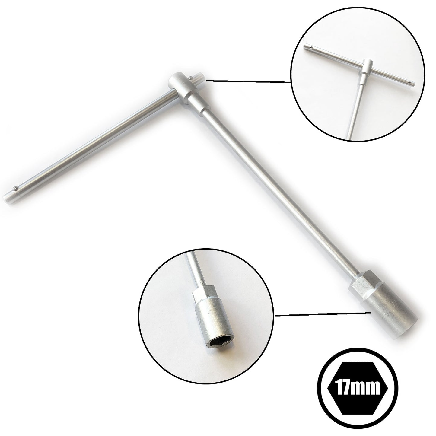 17mm Sliding T-Bar Socket