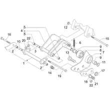 Piaggio Genuine Engine Mount Spacer CM067803