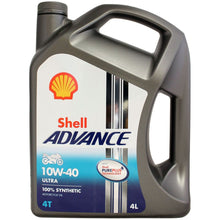 Shell Advance Ultra 10w40 Oil 4 Litre