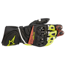 Alpinestars GP Plus R V2 Gloves Black Yellow Fluo Red Fluo