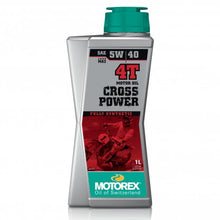 Motorex Cross Power Synthetic 4T 5w40 1 Litre