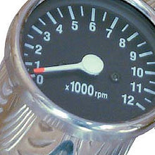 1:7 Mini Tacho 60mm Black Face