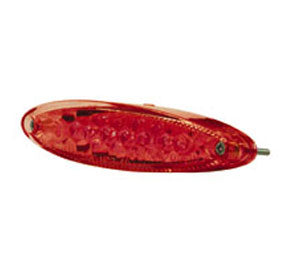 Tri-Lite LED Tail Light Clear Lens Light Red