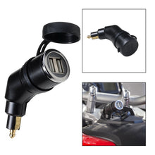 Interphone 12v 2USB Moto Adaptor DIN