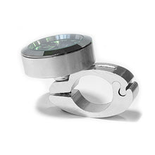 Silver Clamp On Clock 43mm Dia 7/8 Clamp
