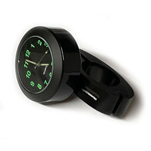Black Clamp On Clock 43mm Diameter 7/8 Clamp