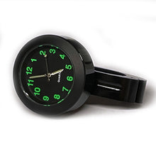 Black Clamp On Clock 43mm Diameter 7/8 Clamp