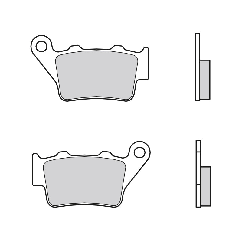 07BB02.CC Brembo CC Road Carbon Ceramic Rear Brake Pads