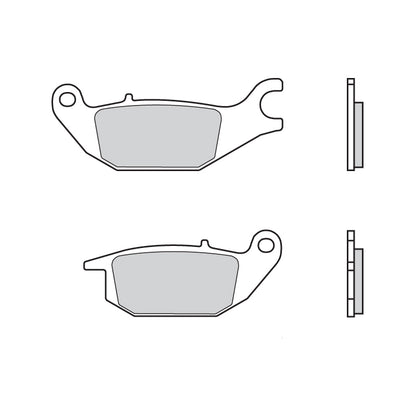 07HO49.05 Brembo CC Road Carbon Ceramic Rear Brake Pads