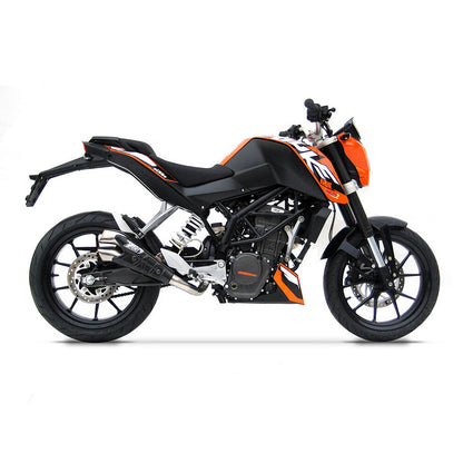 KTM Duke 125 / 200 Zard V2 Exhaust Steel Silencer Homologated