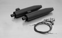 Harley Softail 07 on FXSB FLSTNE FLSTC FXSTB FXSTC Remus Black slip on Silencers