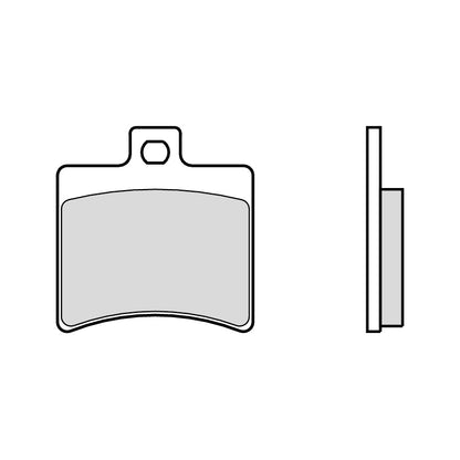 07020.CC Brembo CC Scooter Carbon Ceramic Rear Brake Pads