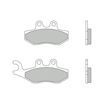 07056.CC Brembo CC Scooter Carbon Ceramic Rear Brake Pads