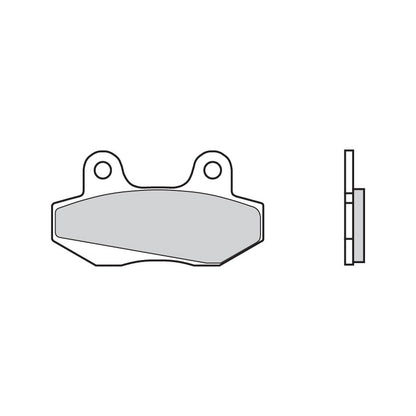 07027.CC Brembo CC Scooter Carbon Ceramic Front Brake Pads