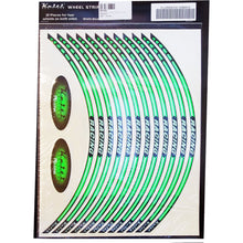 Keiti Fluorescent Green Wheel Stripe