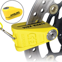 Oxford Alpha XD14 Stainless Steel Disc Lock Yellow